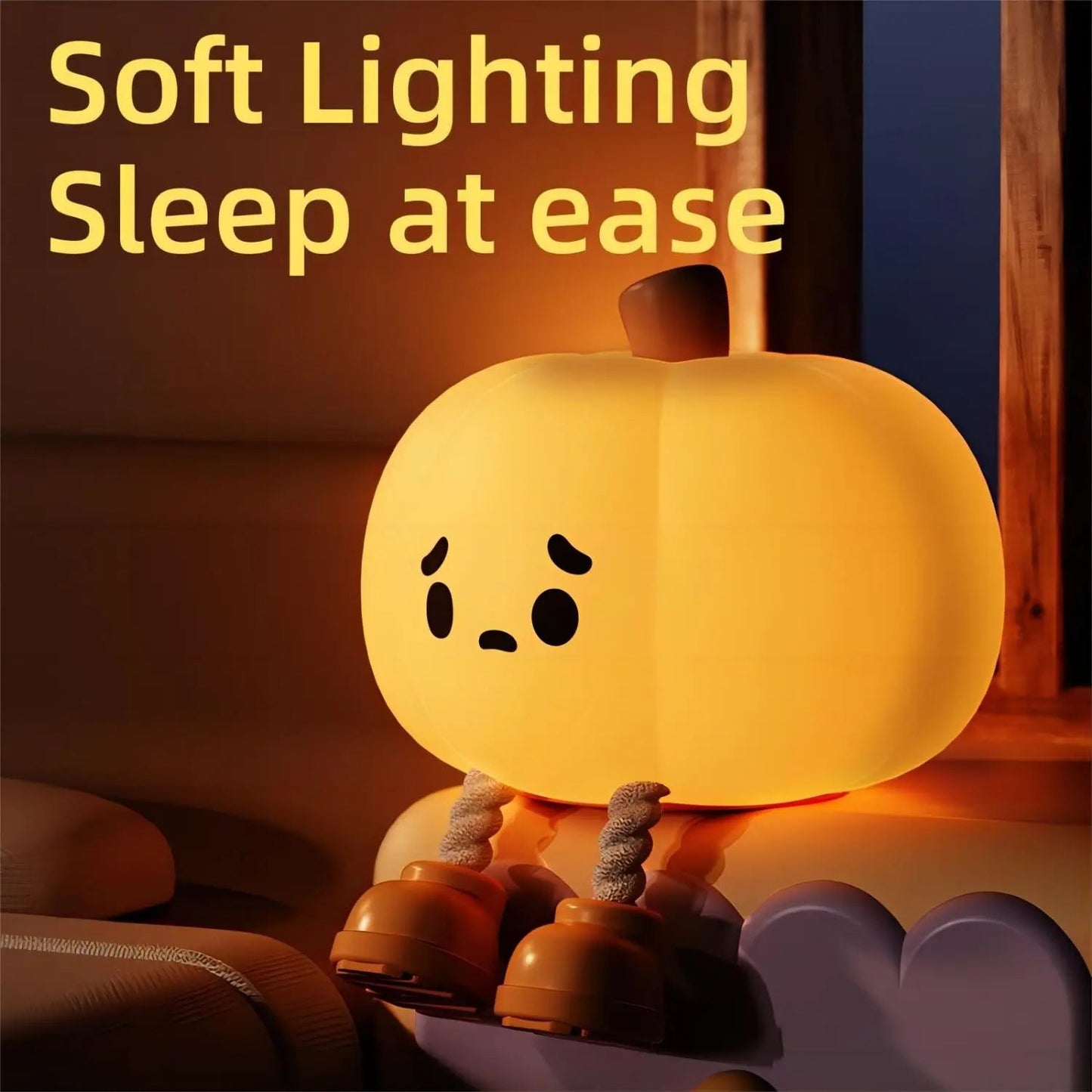 Halloween Glow Pumpkin Lamp
