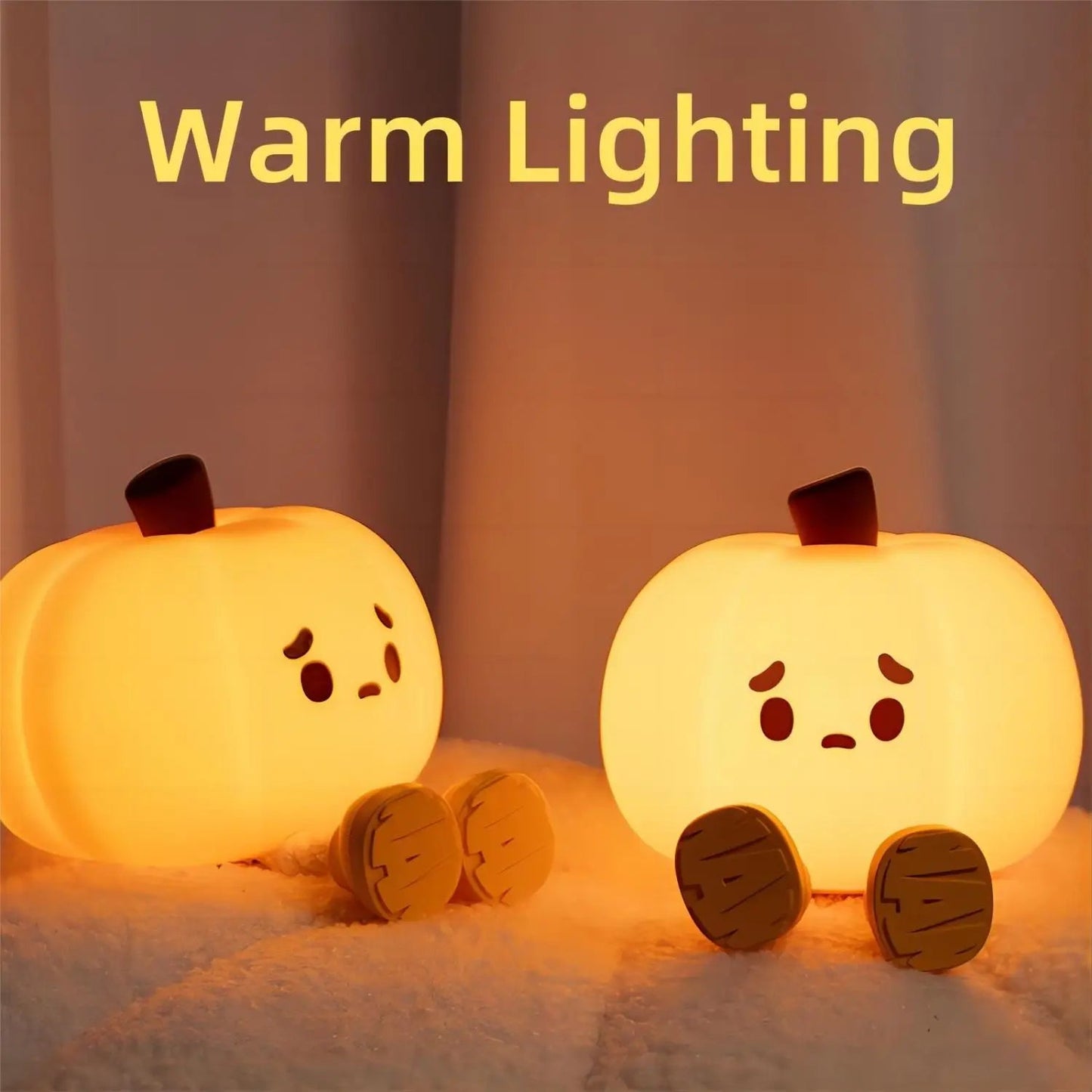 Halloween Glow Pumpkin Lamp
