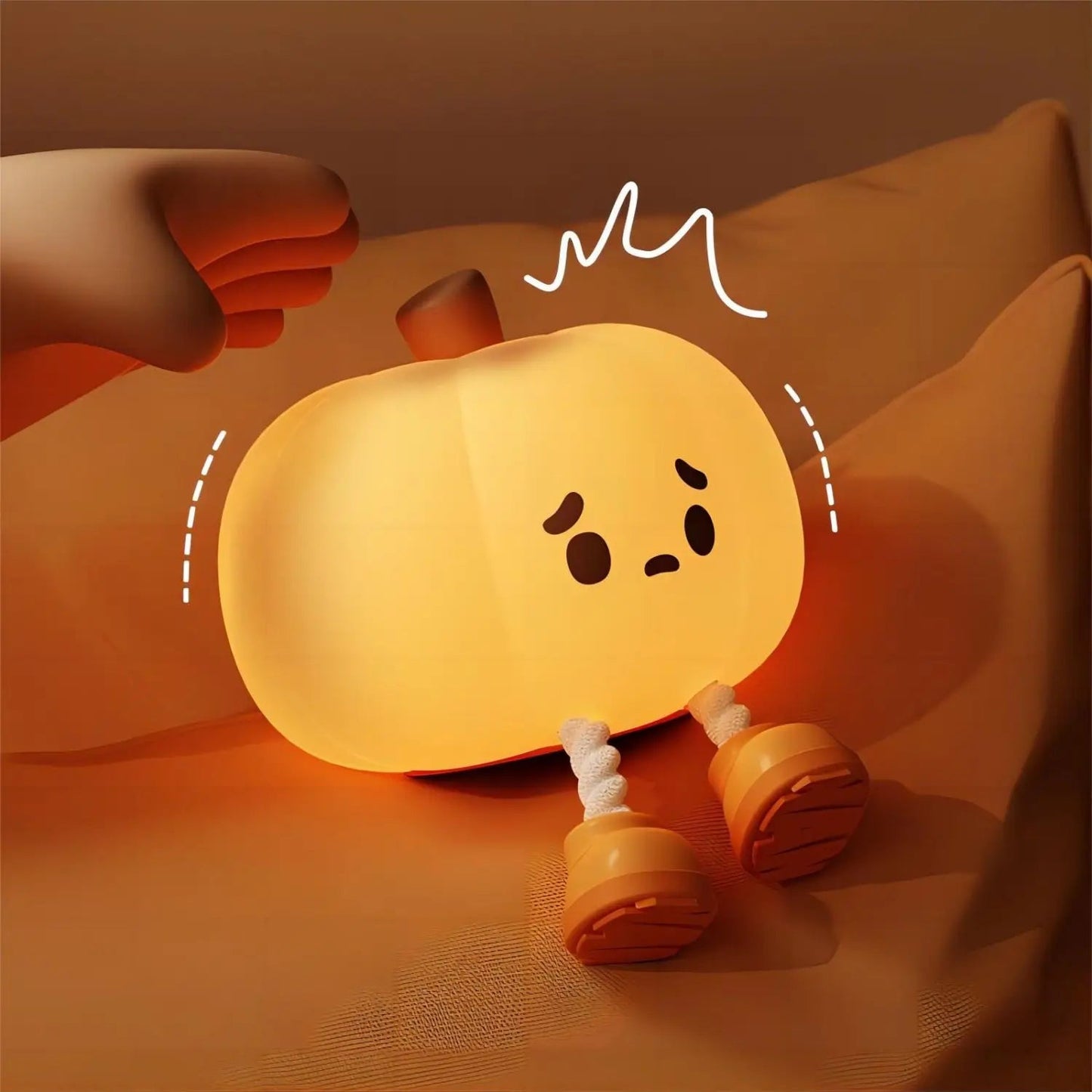 Halloween Glow Pumpkin Lamp
